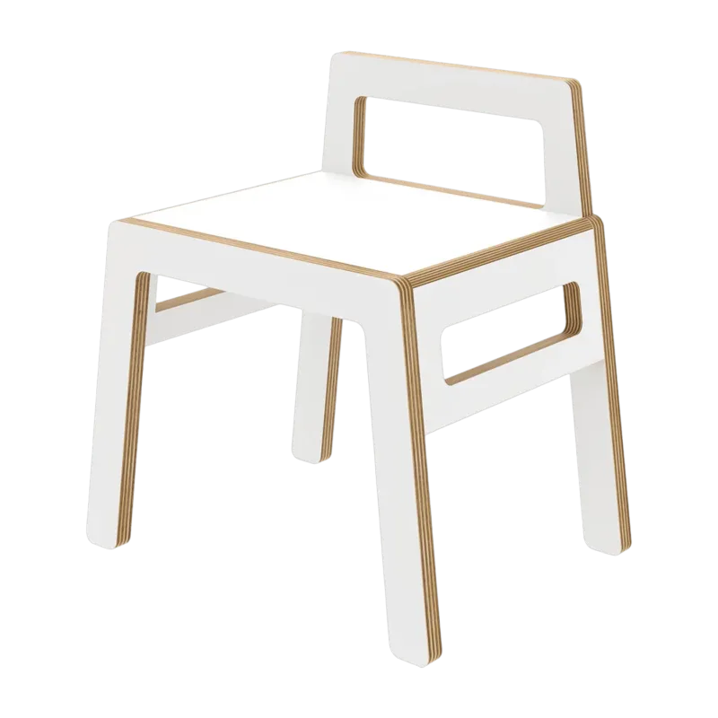 Tabouret blanc pour enfant Flex - Nuki Shop - The Cool Republic