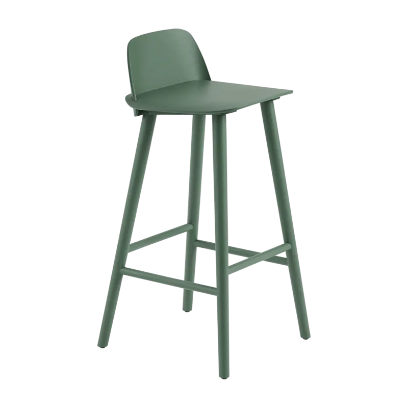 Tabouret de bar 75 cm vert Nerd - Muuto - The Cool Republic