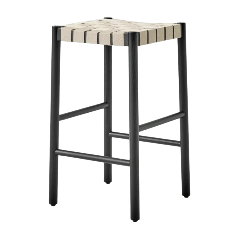 Tabouret de bar beige et piètement noir Betty TK7 - &tradition - The Cool Republic