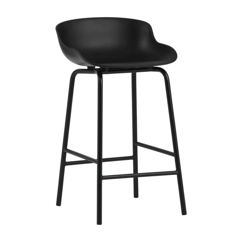 Tabouret de bar en acier et pp noir 65 cm Hyg - Normann Copenhagen - The Cool Republic