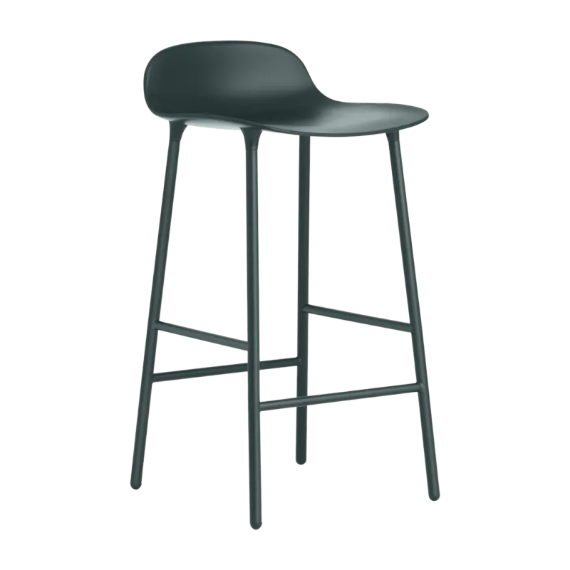 Tabouret de bar en acier et pp vert 65 cm Form - Normann Copenhagen - The Cool Republic