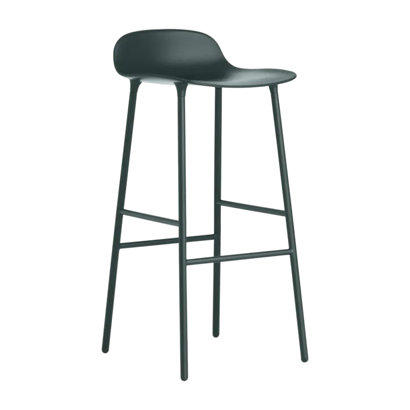 Tabouret de bar en acier et pp vert 75 cm Form - Normann Copenhagen - The Cool Republic