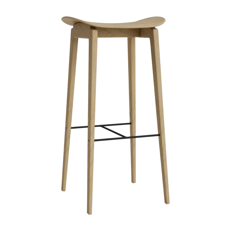 Tabouret de bar en chêne naturel 75 cm NY11 - Norr11 - The Cool Republic