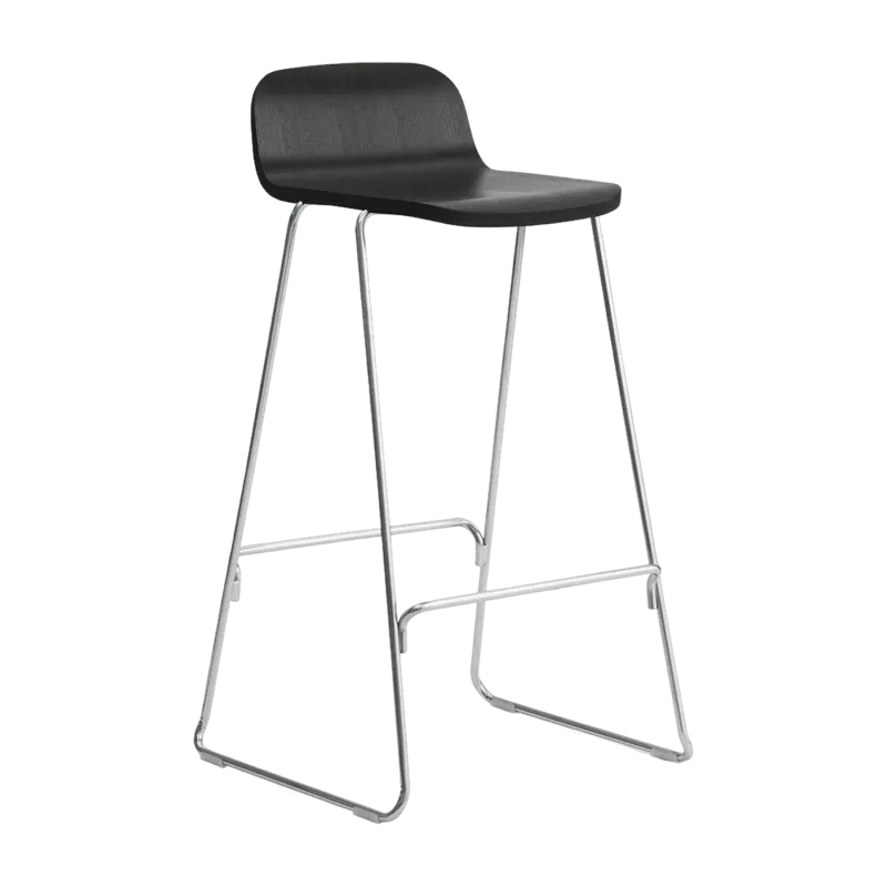 Tabouret de bar Just avec dossier 75 cm - Normann Copenhagen - The Cool Republic