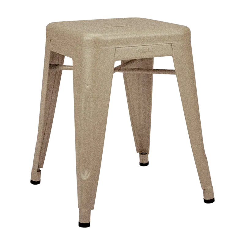 Tabouret en acier H45 Sable mat - Tolix - The Cool Republic
