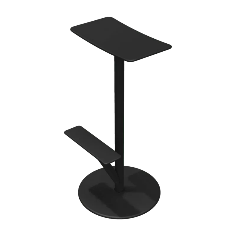 Tabouret en acier mat 76 cm noir Sequoia - Magis - The Cool Republic