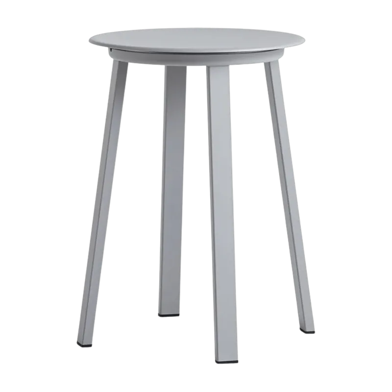 Tabouret en aluminium gris Revolver - HAY - The Cool Republic