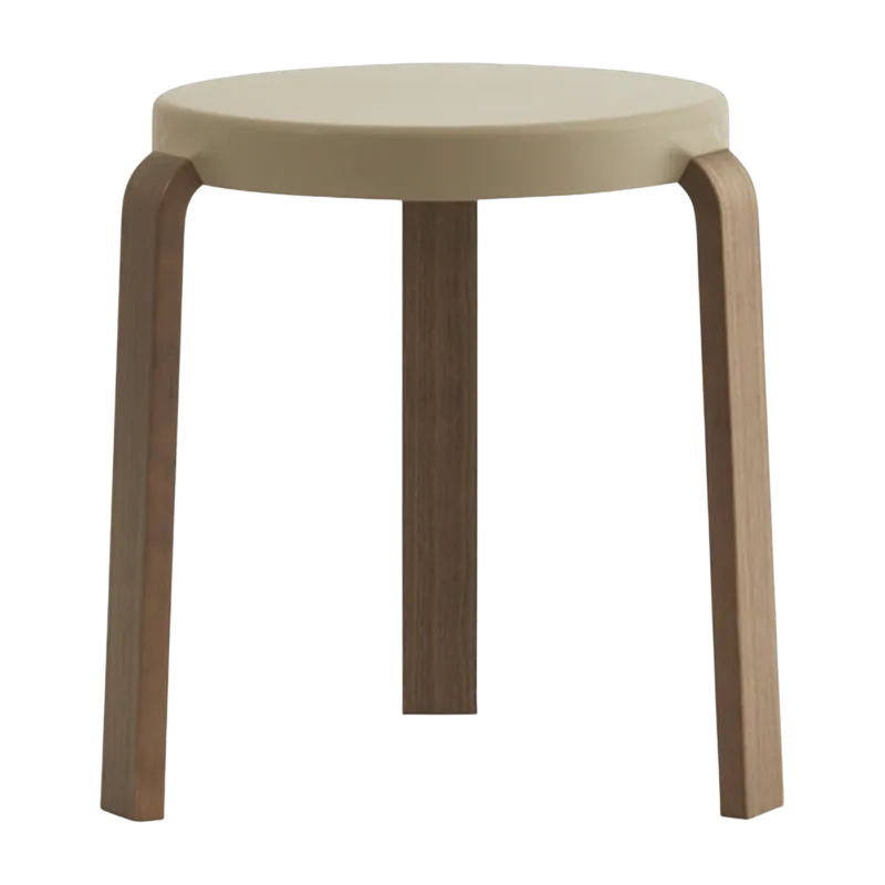 Tabouret en noyer beige TAP Sand - Normann Copenhagen - The Cool Republic