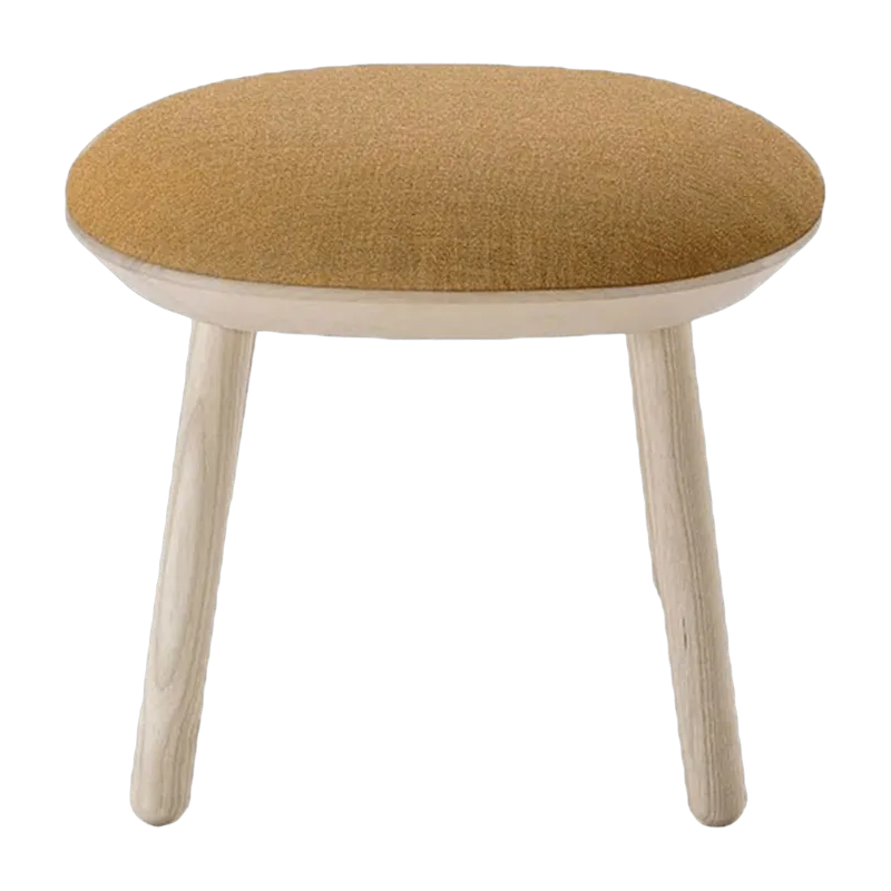 Tabouret en tissu jaune Naïve - Emko - The Cool Republic