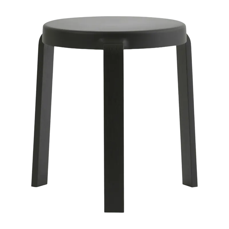 Tabouret noir en chêne TAP noir - Normann Copenhagen - The Cool Republic