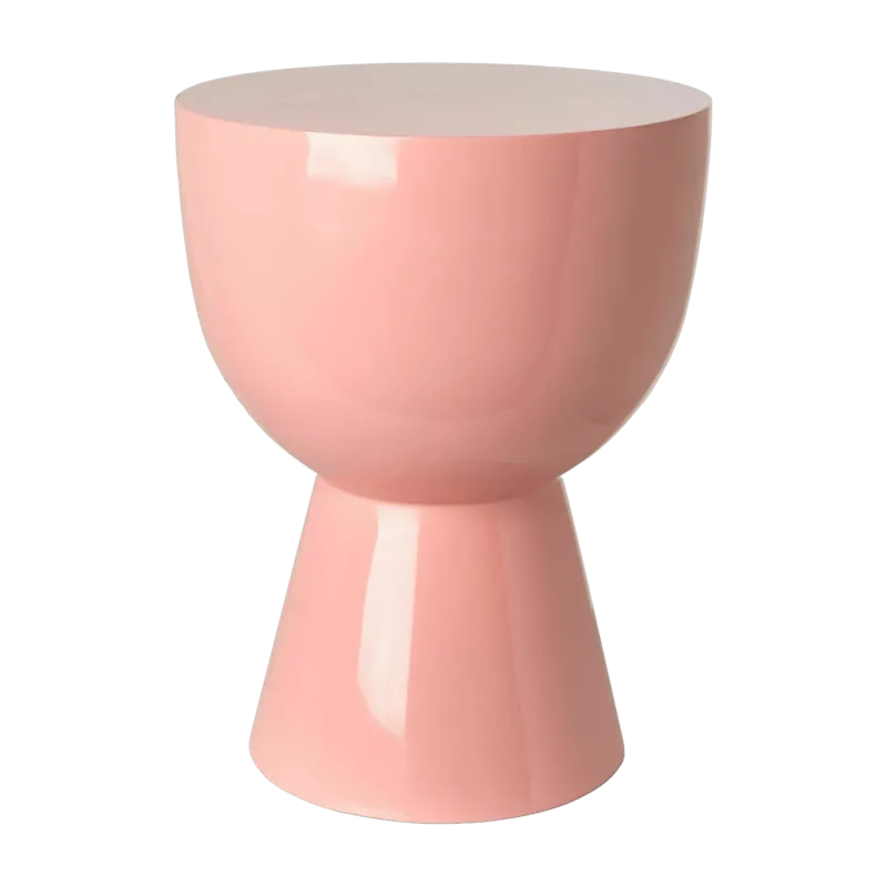 Tabouret rose laqué Tip Tap - Pols Potten - The Cool Republic