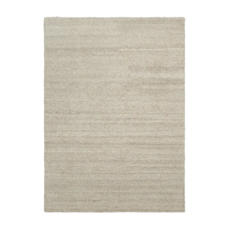 Tapis à boucle beige clair en laine 140x200 cm Shade - Ferm Living - The Cool Republic