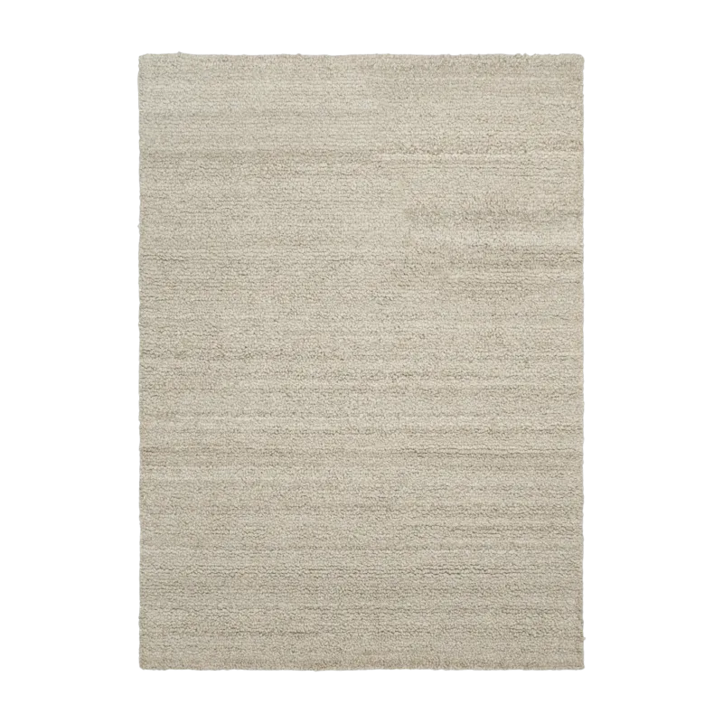 Tapis à boucle beige clair en laine 200x300 cm Shade - Ferm Living - The Cool Republic
