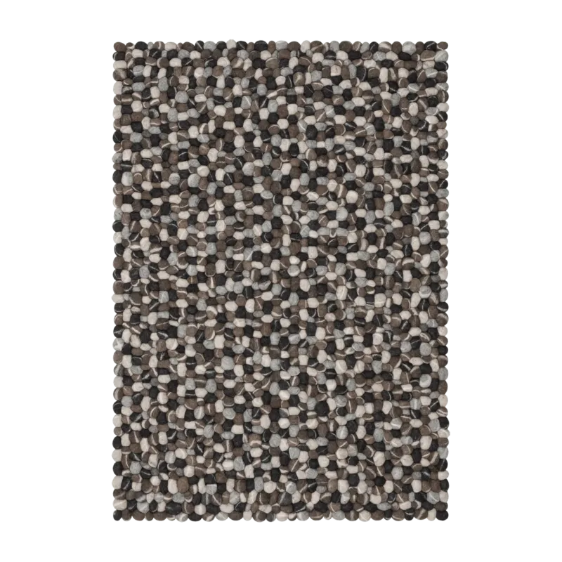 Tapis à boules de feutre effet pierre 200x300 cm Hardy - myfelt - The Cool Republic