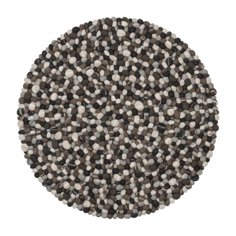 Tapis à boules de feutre effet pierre 300 cm Hardy - myfelt - The Cool Republic