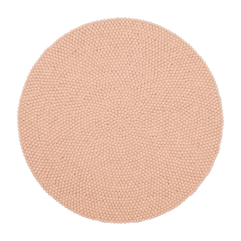 Tapis à boules de feutre rose 180 cm Merle - myfelt - The Cool Republic