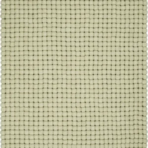 Tapis à boules de feutre vert-beige 140x200 cm Big One - myfelt - The Cool Republic