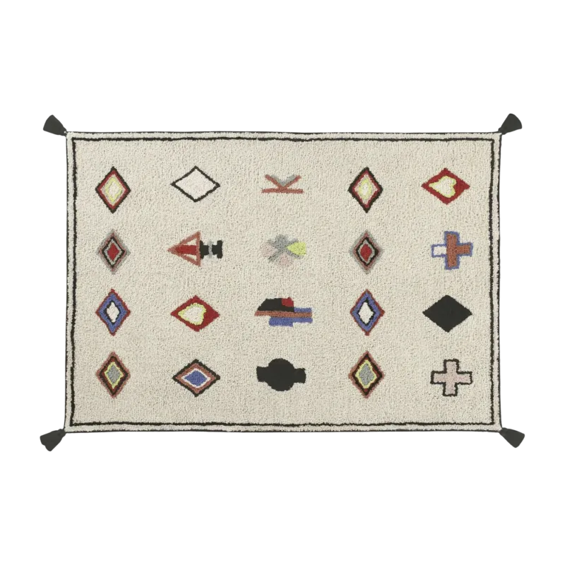 Tapis à motif multicolore 200x140 cm Naador - Lorena Canals - The Cool Republic
