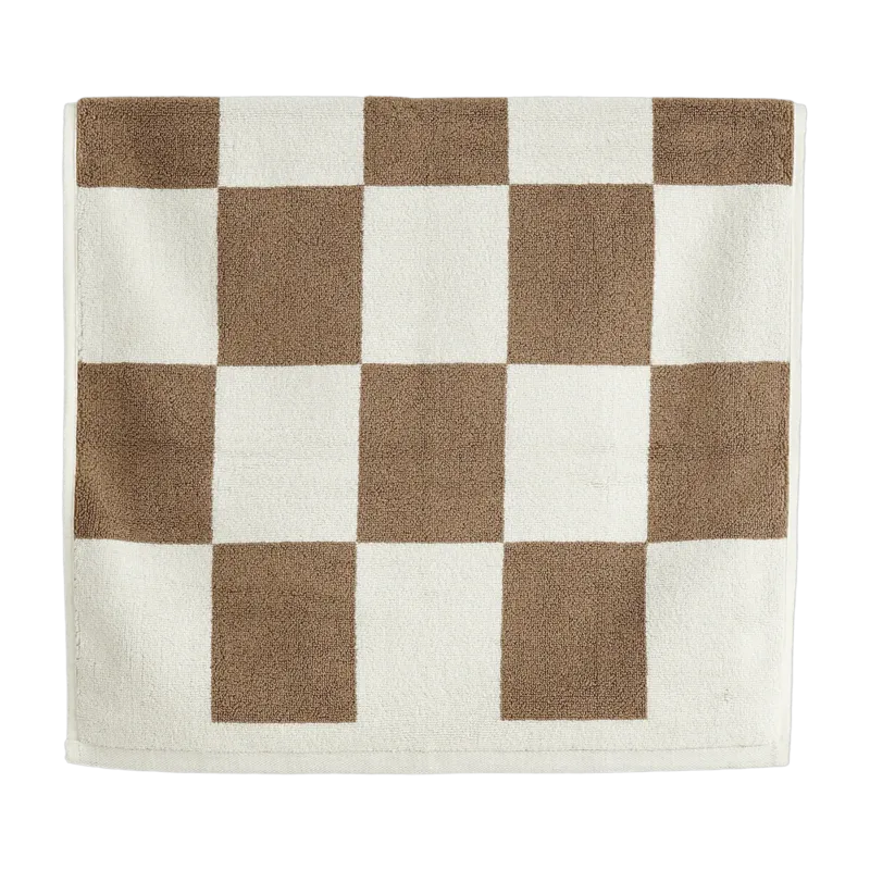 Tapis de bain cappuccino 50 cm Check - HAY - The Cool Republic