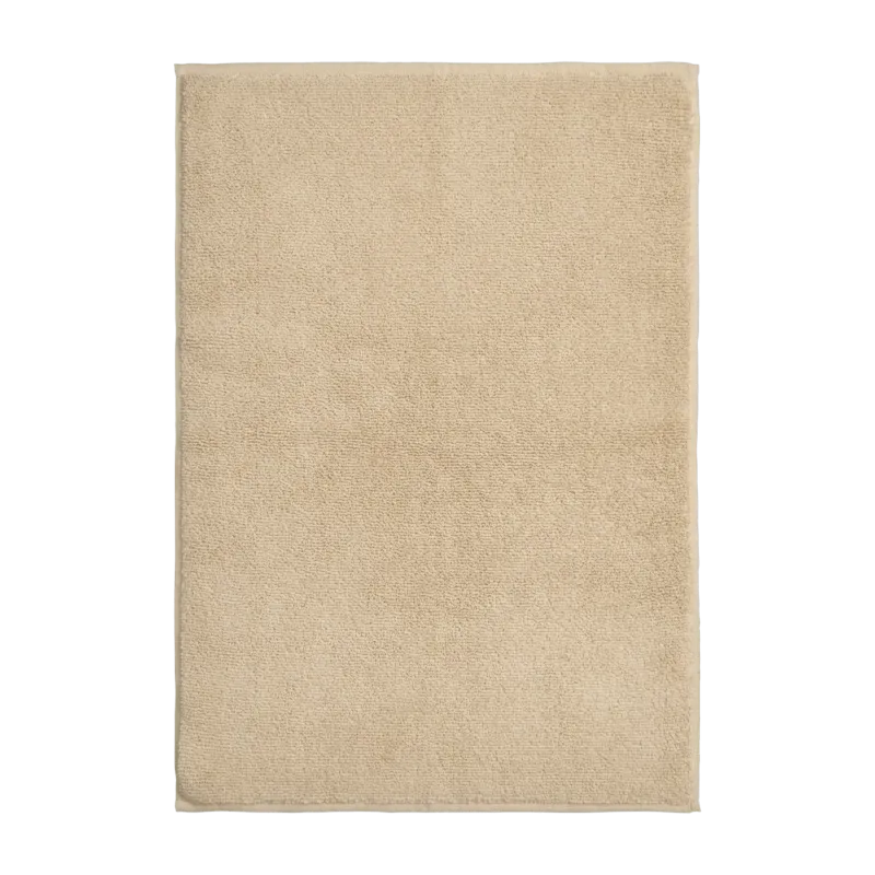 Tapis de bain en coton beige 50x70cm Ekko - Ferm living - The Cool Republic