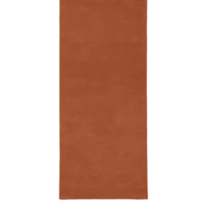 Tapis de couloir rectangulaire en laine rouge marron 80 x 200 cm Stille - Ferm Living - The Cool Republic