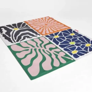 Tapis d'extérieur en thermoplastique orange 140x180cm Flying - Fatboy - The Cool Republic
