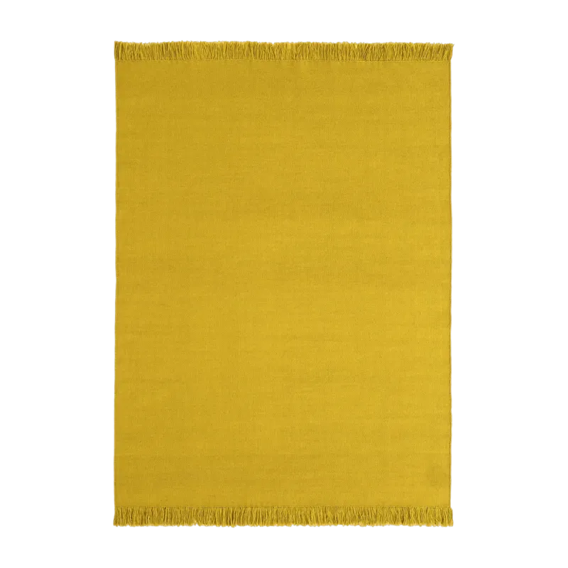 Tapis dhurrie en laine jaune nectar 170x240 cm Colors - Nanimarquina - The Cool Republic
