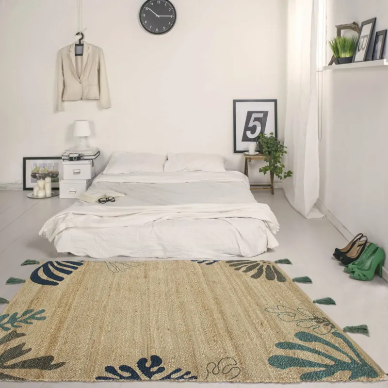 Tapis en jute chocolat 230x160 cm Mateho - Edito - The Cool Republic
