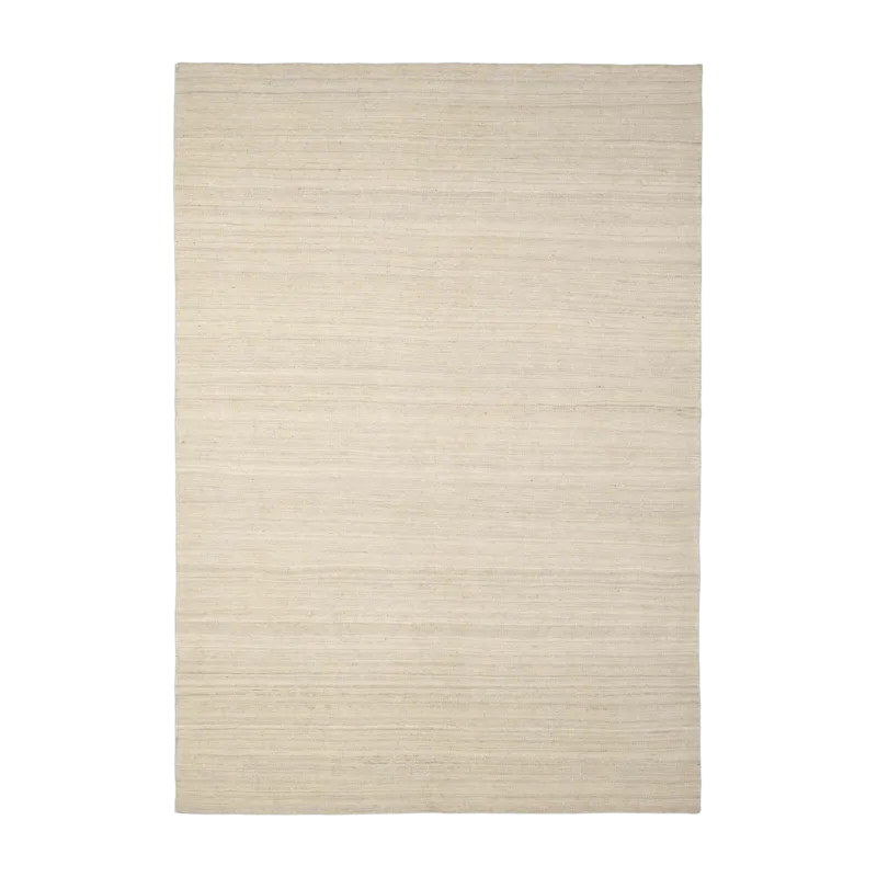 Tapis en laine beige 200x300 cm Nomad Kilim - Ethnicraft Accessories - The Cool Republic