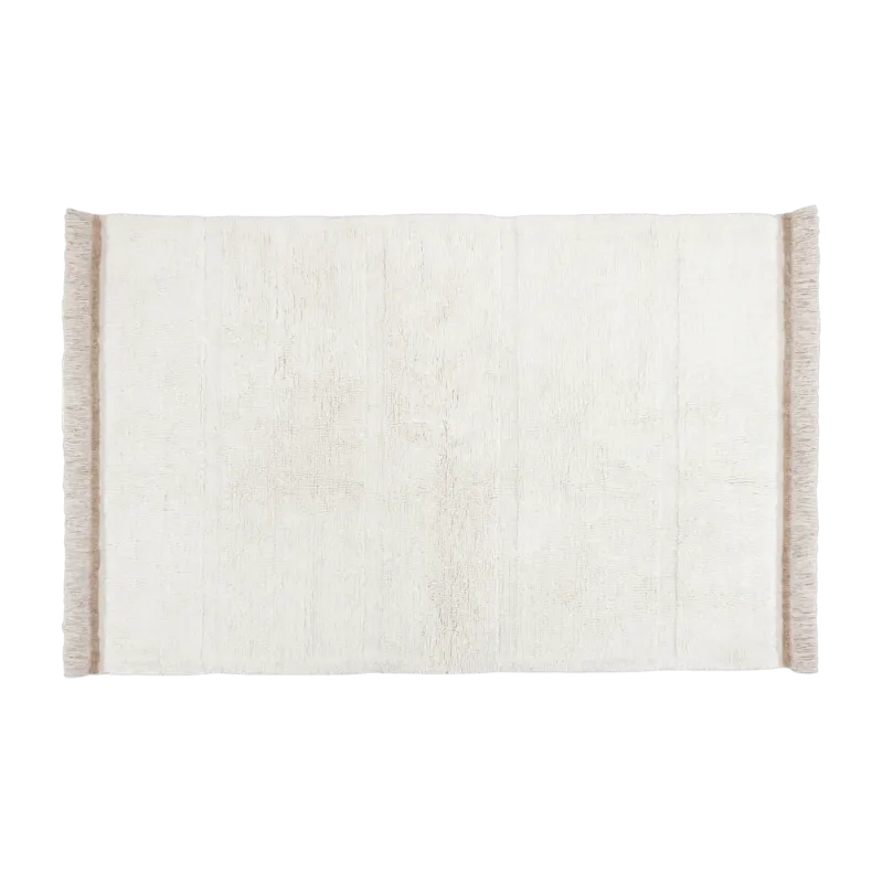 Tapis en laine blanc 170x120 cm Steppe - Lorena Canals - The Cool Republic