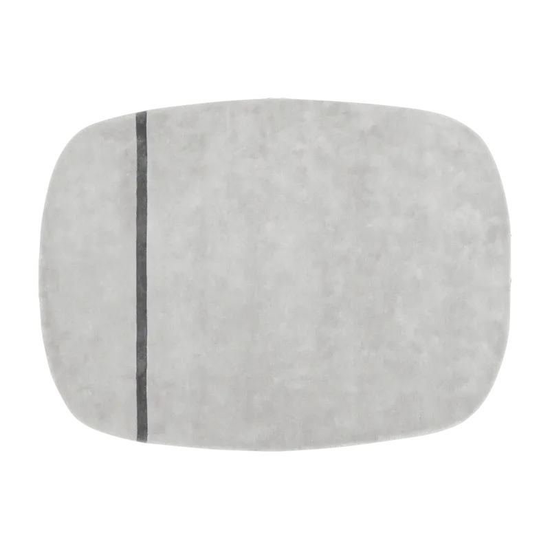Tapis en laine gris 175x240 cm Oona Grey - Normann Copenhagen - The Cool Republic