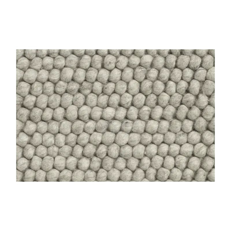 Tapis en laine gris clair 140x200 cm Peas - HAY - The Cool Republic