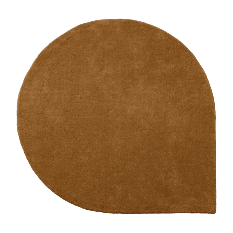 Tapis en laine moutarde 130x160 cm Stilla - AYTM - The Cool Republic