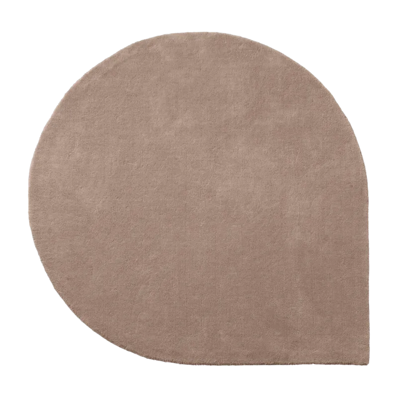 Tapis en laine rose 130x160 cm Stilla - AYTM - The Cool Republic