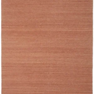 Tapis en laine terracotta 170x240 cm Nomad Kilim - Ethnicraft Accessories - The Cool Republic