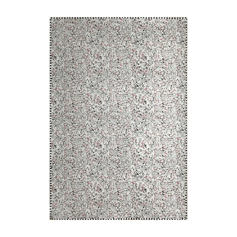 Tapis en vinyle rose 140x70 cm Terrazzo - Edito - The Cool Republic