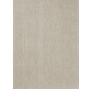 Tapis rectangulaire en laine filée et coton beige 200 x 300 cm Seifa - Ferm Living - The Cool Republic