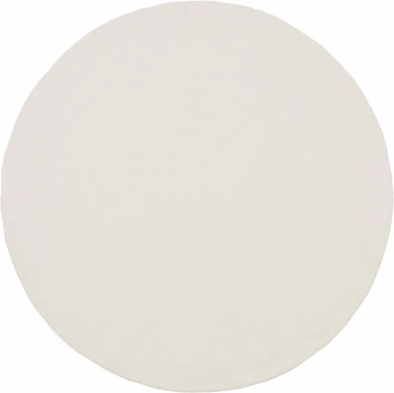 Tapis rond en laine écru 160 cm Linéa - myfelt - The Cool Republic