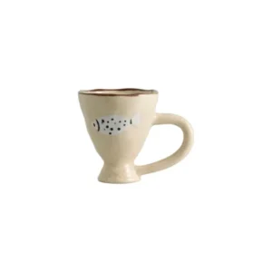 Tasse à café en céramique beige 200ml Nara Atelier Forma - Nordal - The Cool Republic