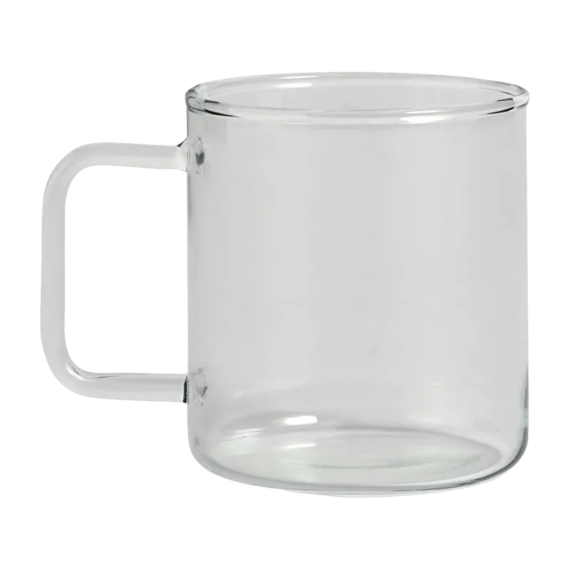 Tasse à café en verre borosilicate transparent 9 cm Glass - HAY - The Cool Republic