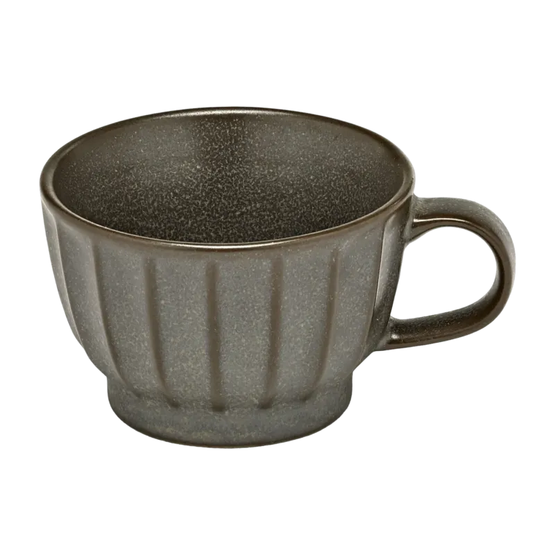 Tasse à cappuccino en grès verte 20 cl Inku - Serax - The Cool Republic