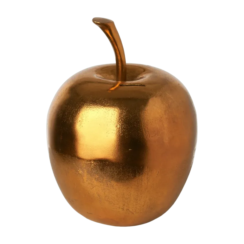Tirelire pomme en métal doré - Pols Potten - The Cool Republic