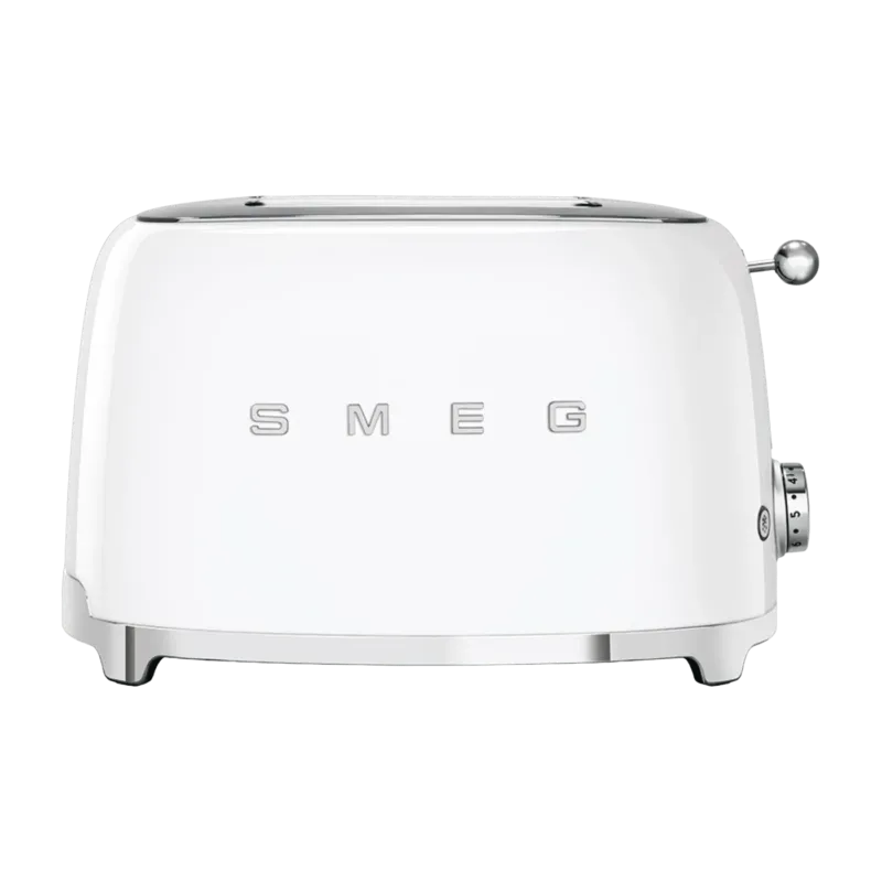 Toaster 2 fentes extra larges blanc Années 50 - Smeg - The Cool Republic