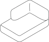 Torio Sofa - Eckmodul 100x150 [100]