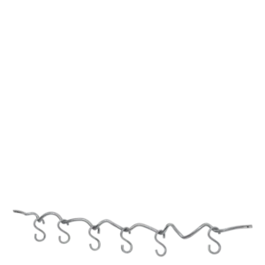 Tringle avec crochets en acier inoxydable Curvature - Ferm Living - The Cool Republic