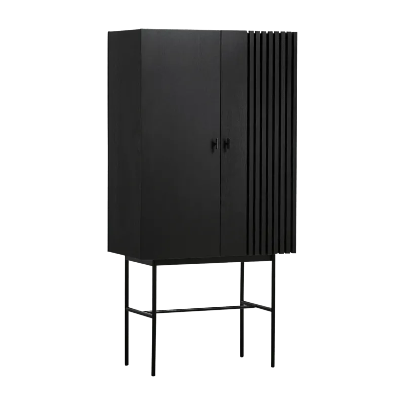 Vaisselier en chêne noir 80 cm Array - Woud - The Cool Republic