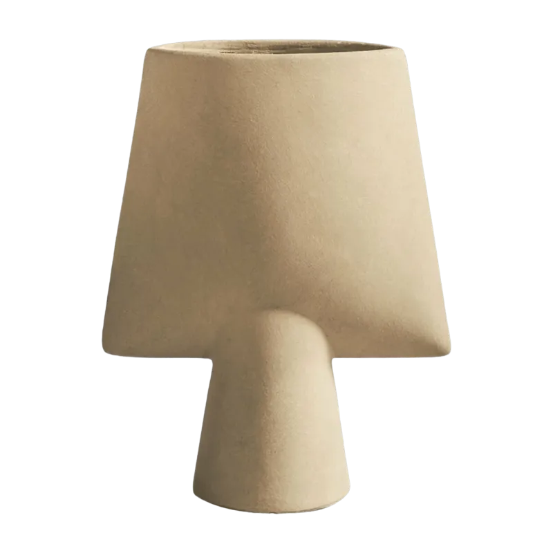 Vase beige 25 cm Square - 101 Copenhagen - The Cool Republic