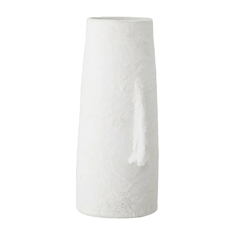 Vase en terracotta blanc Berican - Bloomingville - The Cool Republic