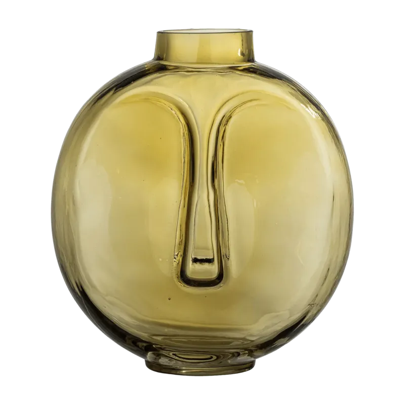 Vase en verre brun Daisi - Bloomingville - The Cool Republic