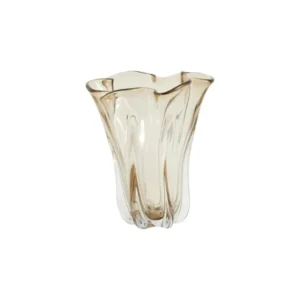 Vase en verre fumé marron clair KOMNIO - Nordal - The Cool Republic